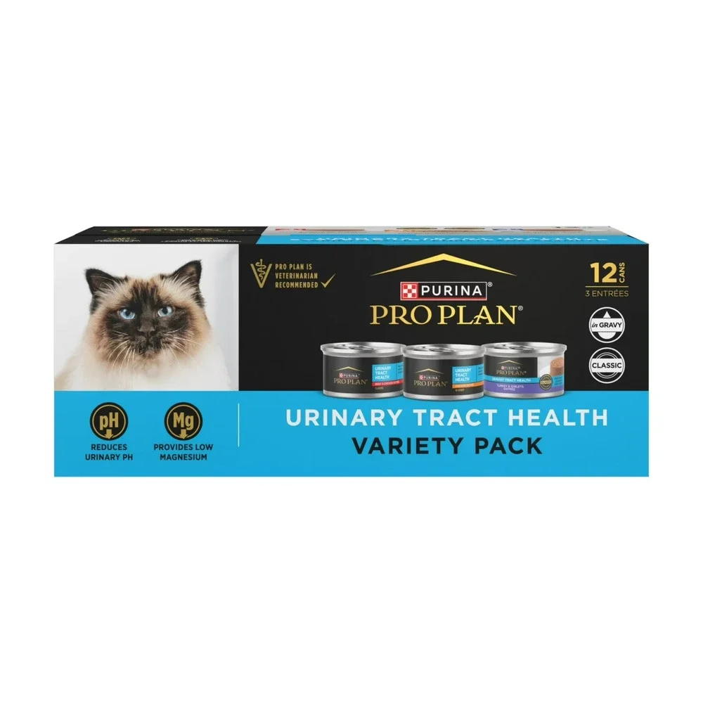 Purina Pro Plan Urinary Tract Variety Pack Beef Turkey Chicken